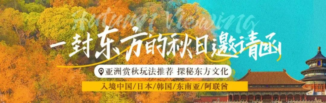 秋天的童话旅行：来一场独属于亚洲的浪漫邂逅！